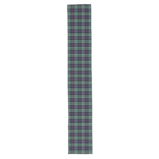 Scottish Clan Syme Tartan Pset Lange Tafelloper (Voorkant)