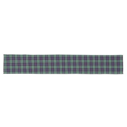 Scottish Clan Syme Tartan Pset Lange Tafelloper (Horizontaal)