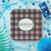 Scottish Clan Tartan McDuff Dress Modern Kerstmis Papieren Bordje (Feest)