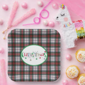 Scottish Clan Tartan McDuff Dress Modern Kerstmis Papieren Bordje (Feest)