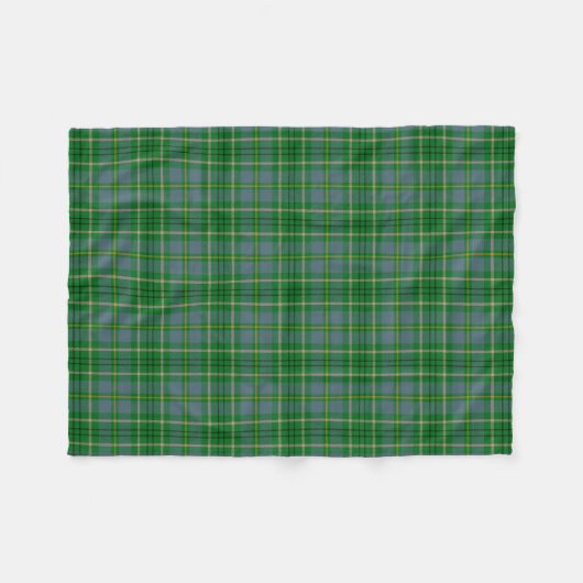 Scottish Clan Taylor Tartan Pset Fleece Deken (Voorkant (Horizontaal))
