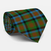 Scottish Clan Tennant Tartan Pset Stropdas (Opgerold)