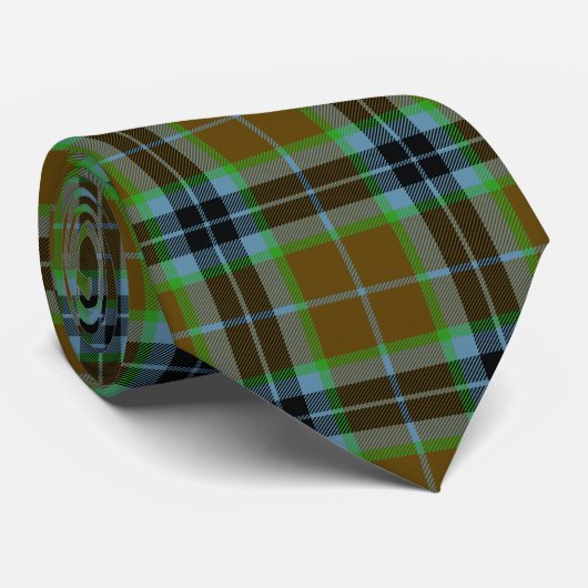 Scottish Clan Thomson Tartan Pset Stropdas (Opgerold)