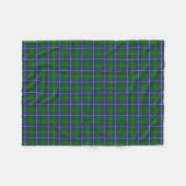 Scottish Clan Turnbull Hunting Tartan Pset Fleece Deken (Voorkant (Horizontaal))