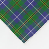 Scottish Clan Turnbull Hunting Tartan Pset Fleece Deken (Hoek)