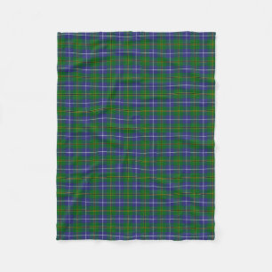 Scottish Clan Turnbull Hunting Tartan Pset Fleece Deken