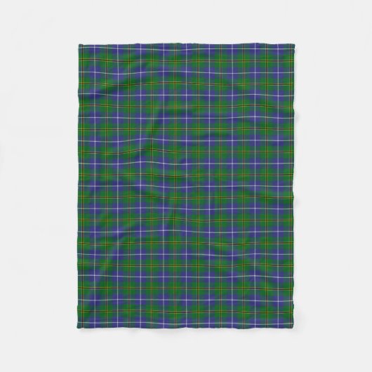 Scottish Clan Turnbull Hunting Tartan Pset Fleece Deken (Voorkant)