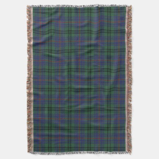 Scottish Clan Walker Tartan Pset Deken (Voorkant Verticaal)