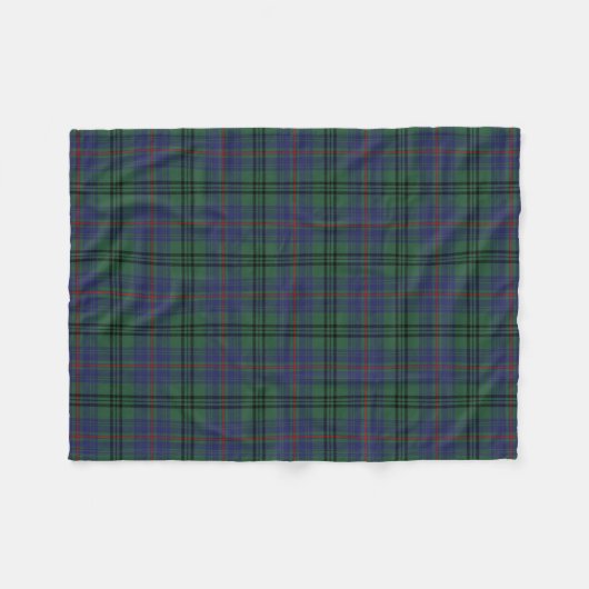 Scottish Clan Walker Tartan Pset Fleece Deken (Voorkant (Horizontaal))