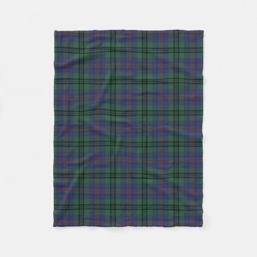 Scottish Clan Walker Tartan Pset Fleece Deken (Voorkant)