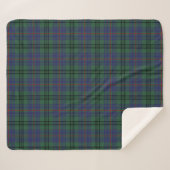 Scottish Clan Walker Tartan Pset Sherpa Deken (Voorkant (horizontaal))