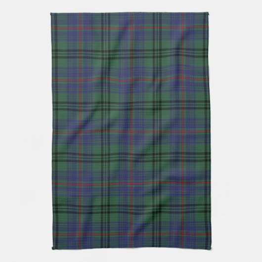 Scottish Clan Walker Tartan Pset Theedoek (Verticaal)
