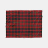 Scottish Clan Wallace Classic Tartan Fleece Deken (Voorkant (Horizontaal))
