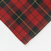 Scottish Clan Wallace Classic Tartan Fleece Deken (Hoek)