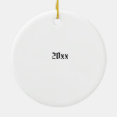 Scottish Clan Wallace Crest Badge  Keramisch Ornament (Achterkant)