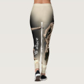 Scottish Clan Wallace door R.R. McIan Leggings (Achterkant)
