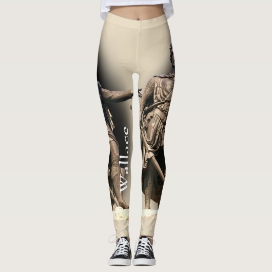 Scottish Clan Wallace door R.R. McIan Leggings (Voorkant)