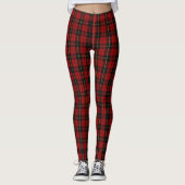 Scottish Clan Wallace Tartan Leggings (Voorkant)