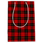 Scottish Clan Wallace Tartan Pattern Medium Cadeauzakje (Voorkant)