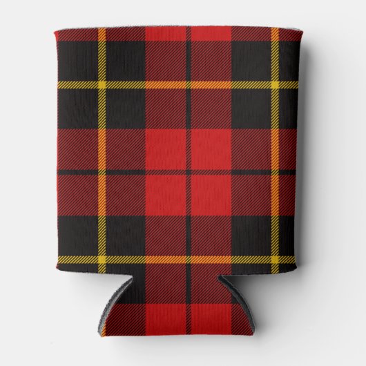 Scottish Clan Wallace Tartan Pset Blikjeskoeler (Voorkant)