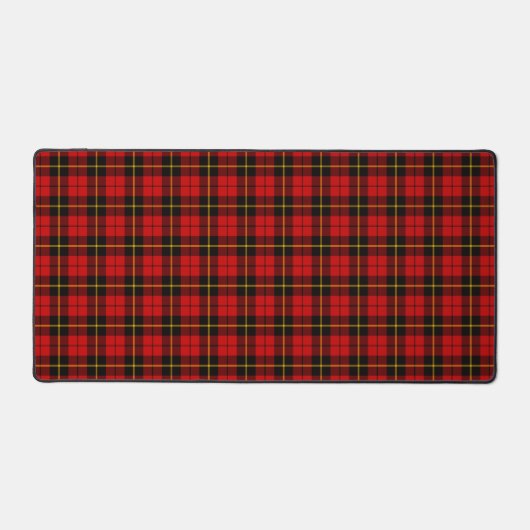 Scottish Clan Wallace Tartan Pset Bureaumat (Voorkant)