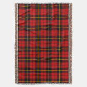 Scottish Clan Wallace Tartan Pset Deken (Voorkant Verticaal)