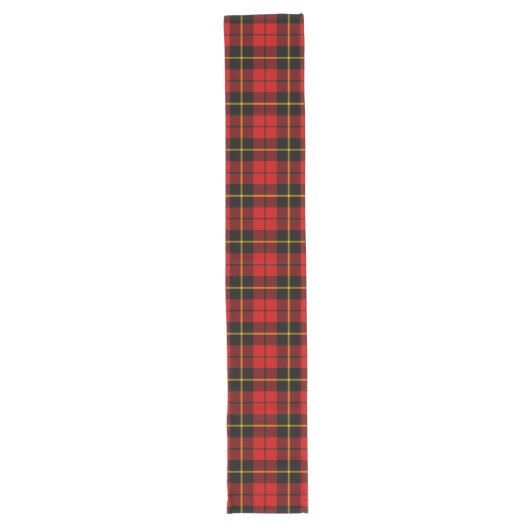 Scottish Clan Wallace Tartan Pset Lange Tafelloper (Voorkant)