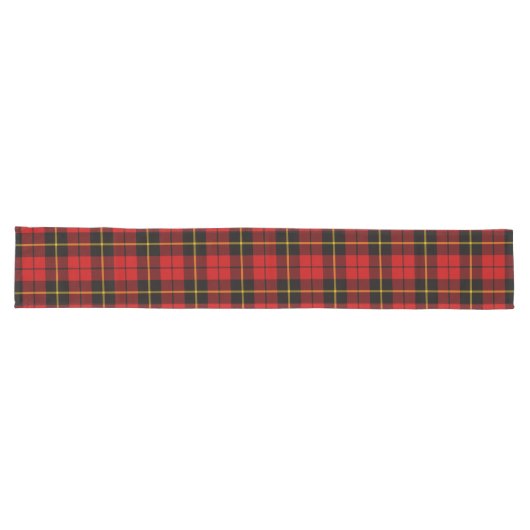Scottish Clan Wallace Tartan Pset Lange Tafelloper (Horizontaal)