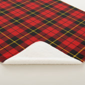 Scottish Clan Wallace Tartan Pset Sherpa Deken (3/4)