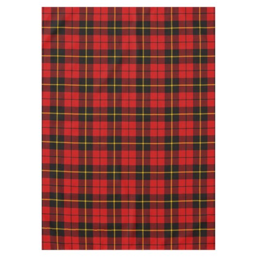 Scottish Clan Wallace Tartan Pset Tafelkleed (Voorkant)