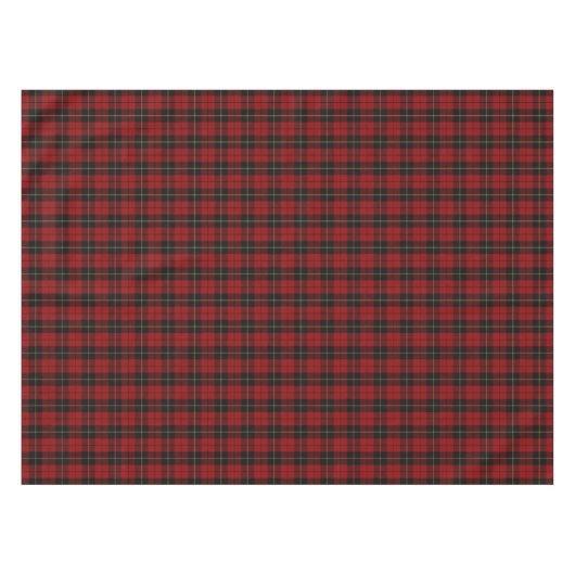 Scottish Clan Wallace Tartan Tafelkleed (Voorkant (Horizontaal))