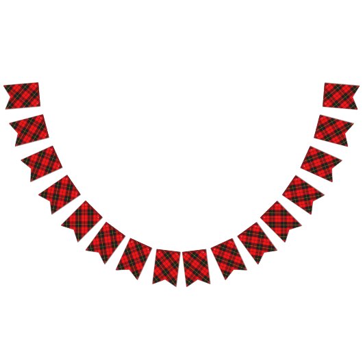 Scottish Clan Wallace Tartan Vlaggetjes (Alle)