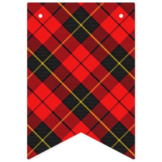 Scottish Clan Wallace Tartan Vlaggetjes (Tweede vlag)
