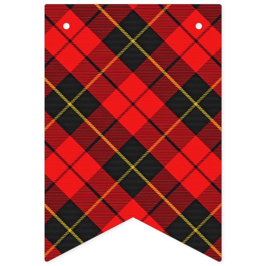 Scottish Clan Wallace Tartan Vlaggetjes (Eerste vlag)