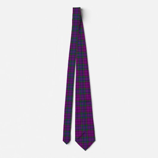 Scottish Clan Wardlaw Tartan Pset Stropdas (Achterkant)