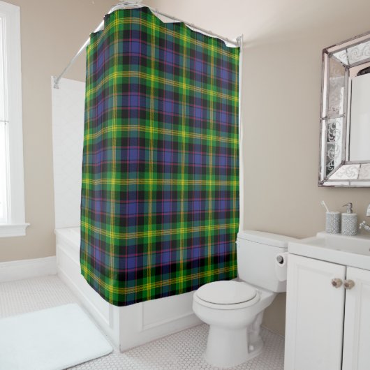 Scottish Clan Watson Tartan Pset Douchegordijn (In situ)