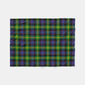 Scottish Clan Watson Tartan Pset Fleece Deken (Voorkant (Horizontaal))