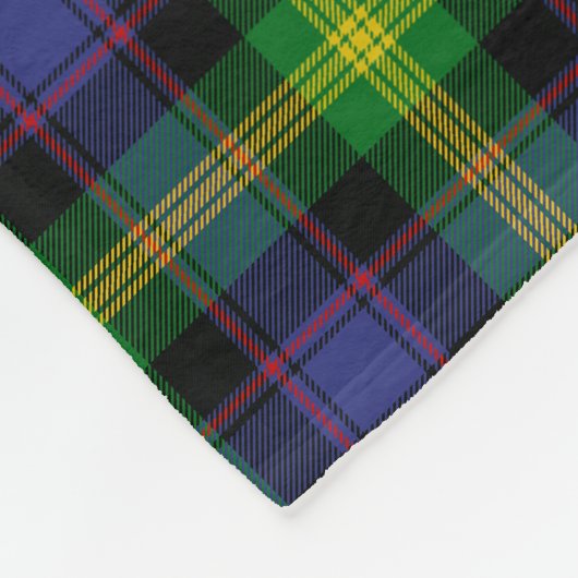 Scottish Clan Watson Tartan Pset Fleece Deken (Hoek)