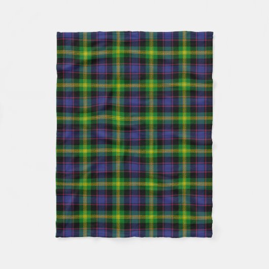 Scottish Clan Watson Tartan Pset Fleece Deken (Voorkant)