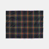 Scottish Clan Watt Tartan Pset Fleece Deken (Voorkant (Horizontaal))