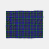Scottish Clan Weir Tartan Pset Fleece Deken (Voorkant (Horizontaal))