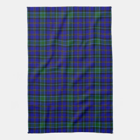 Scottish Clan Weir Tartan Pset Theedoek (Verticaal)