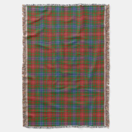 Scottish Clan Wilson Tartan Pset Deken (Voorkant Verticaal)