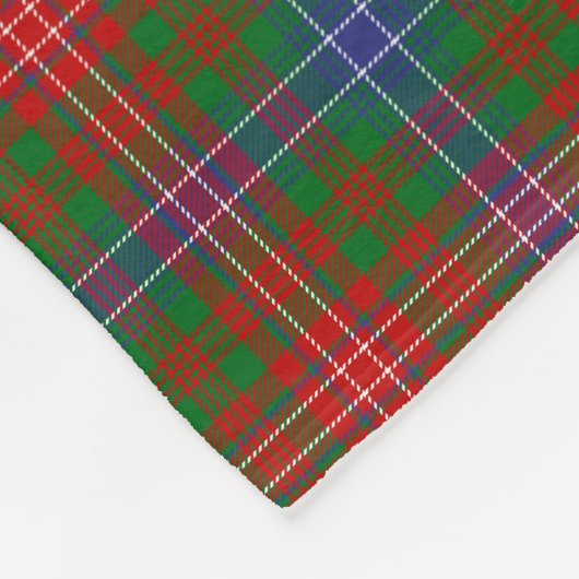 Scottish Clan Wilson Tartan Pset Fleece Deken (Hoek)