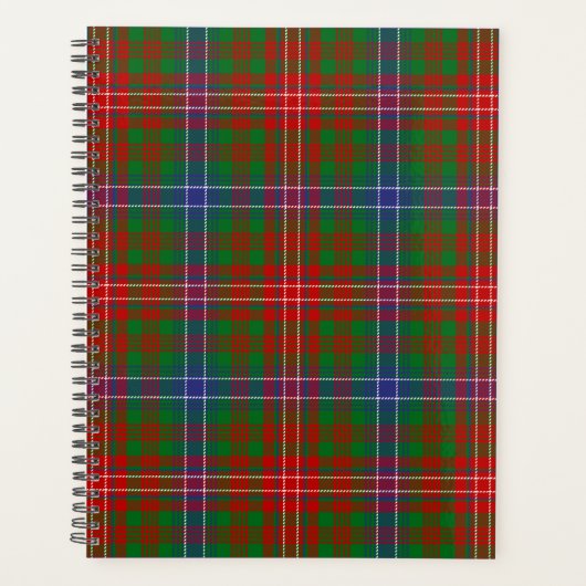 Scottish Clan Wilson Tartan Pset Planner (Voorkant)