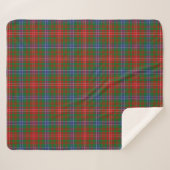 Scottish Clan Wilson Tartan Pset Sherpa Deken (Voorkant (horizontaal))