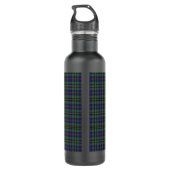 Scottish Clan Wood Crest & Tartan Waterfles (Achterkant)