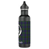 Scottish Clan Wood Crest & Tartan Waterfles (Rechts)