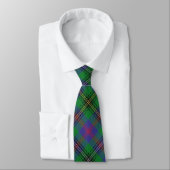 Scottish Clan Wood Green en Blue Tartan Stropdas (Gebonden)