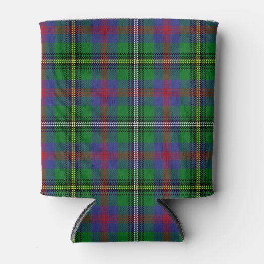 Scottish Clan Wood Tartan Blikjeskoeler (Voorkant)
